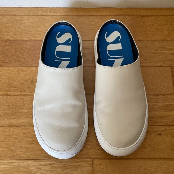 SUNNEI Off-White Dreamy Sabot Sandals - Picture 1 of 7